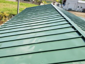 吉川市S様倉庫屋根塗装施工事例